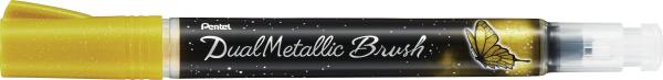 Pentel brushpen dual metallic xgfh-dx gold - Pentel-xgfh-dx-0884851056641-03.jpg