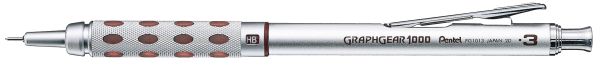 Pentel graphgear 0.3mm xpg1013-e silber/braun - Pentel-xpg1013-e-7610924040230