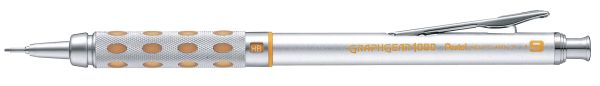 Pentel graphgear 0.9mm xpg1019-g silber/gelb - Pentel-xpg1019-g-7610924040247