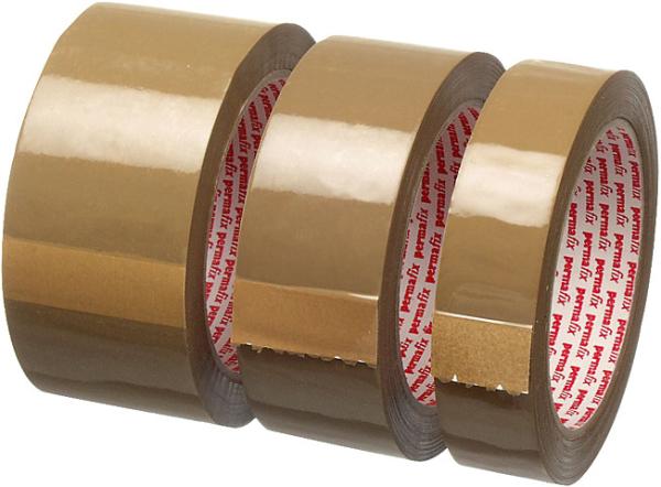 Permafix verpackungsband 30mm×66m 16817 braun - Permafix-16817-7613262343421