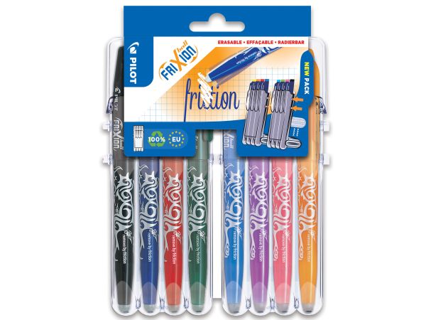 Pilot frixion ball set2go 0.7mm 150.001.87bl08 farben ass. 8 stück - Pilot-15000187bl08-3131910551591