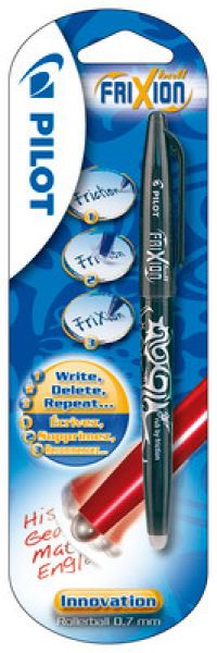 Pilot roller frixion ball blister bl-fr7-b1 schwarz, refill, radierbar - Pilot-bl-fr7-b1-3131910637660