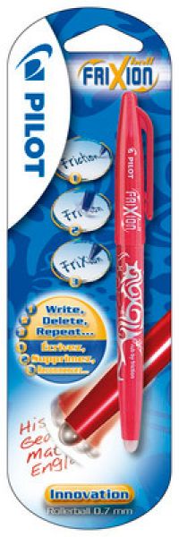 Pilot roller frixion ball blister bl-fr7-b1 rot, refill, radierbar - Pilot-bl-fr7-b1-3131910637684