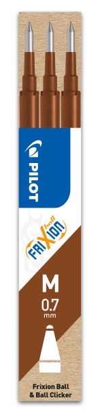 Pilot mine frixion refill blsfr7bn braun, 3er set - Pilot-blsfr7bn-4902505391804