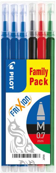 Pilot frixion refill -minen 0,7mm blsfr7s62 6 stück - Pilot-blsfr7s62-4902505525643