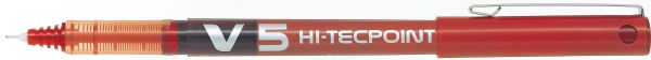 Pilot hi-tecpoint v5 0.5mm bx-v5-r rot - Pilot-bx-v5-r-4902505085697