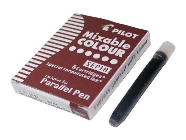 Pilot tintenpatronen ic-p3 icp3s6sp sepia 6 stück - Pilot-icp3s6sp-4902505192241