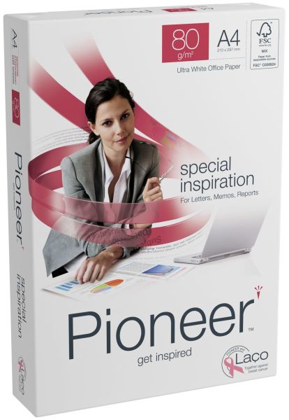 Pioneer papier inspiration a4 406946 80g weiss 500 blatt - Pioneer-406946-5602007304591