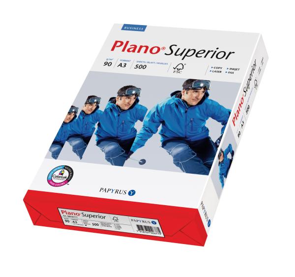 Plano superior kopierpapier a3 88026783 90g, weiss 500 blatt - Plano-88026783-7318761026980