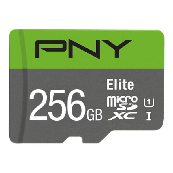 Pny micro-sdxc elite 256gb p-sdu256v11100el-ge uhs-i u1/a1(v10)& sd adapter - Pny-p-sdu256v11100el-ge-0751492625713-02.jpg