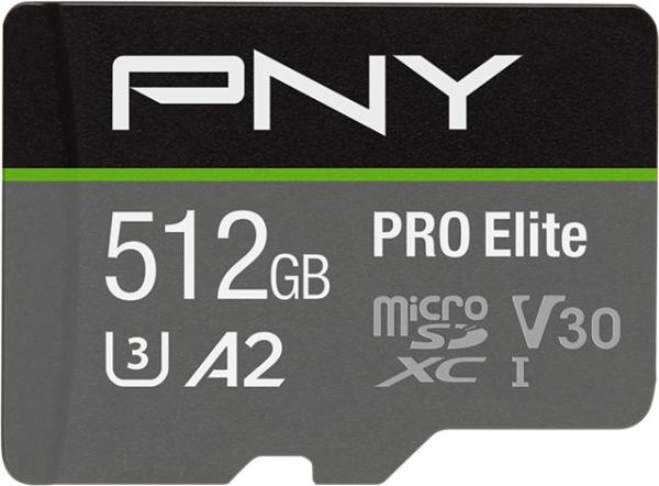 Pny micro-sdxc pro elite 512gb p-sdux512u3100pro-ge uhs-i u3 a2 & adapter - Pny-p-sdux512u3100pro-ge-0751492623580-02.jpg