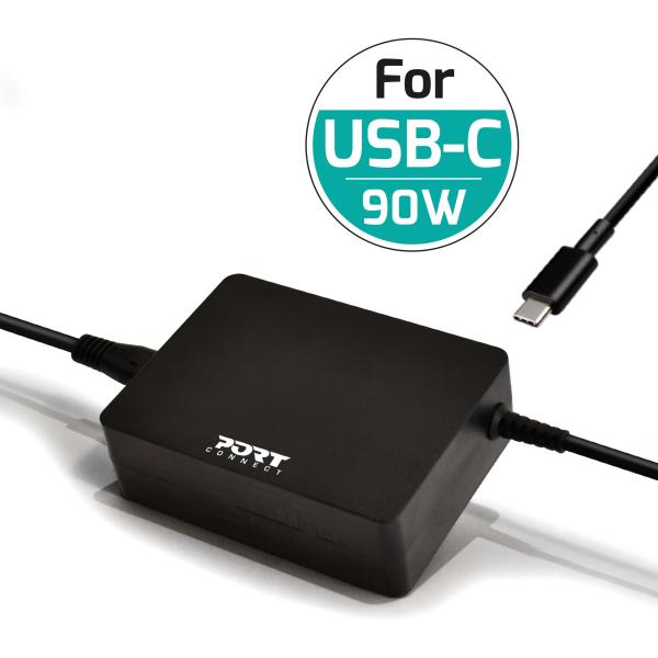Port powersupply 90w-type c-eu 900098 black - Port-900098-3567049000981-05.jpg