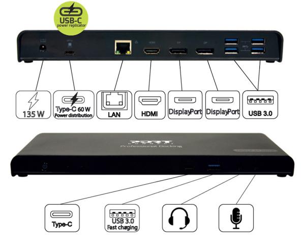Port docking type c office 901904-eu 3 x 4k-ch, usb-c/usb 3.0 - Port-901904-eu-3567042029897-04.jpg