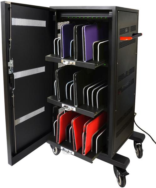 Port charging cabinet 901955 30 tablets, black - Port-901955-3567049019556-02.jpg