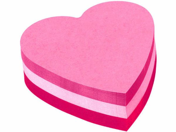 Post-it haftnotiz-würfel herz 2007h 3-farbig, 225 blatt - Post-it-2007h-3134375349864