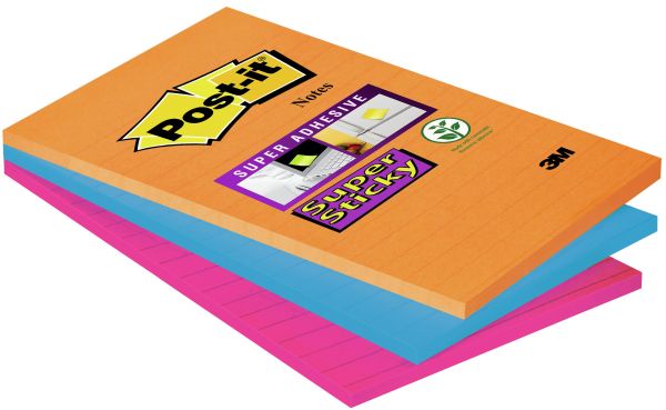 Post-it super sticky notes 152x101mm 4690-3ss-boos 3 farbig 3x90 blatt - Post-it-4690ss3bg-0051141998862-1.jpg