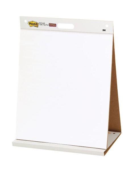 Post-it meeting chart 50.8x58.4cm 563r table top, weiss, blanko - Post-it-563r-0021200596384