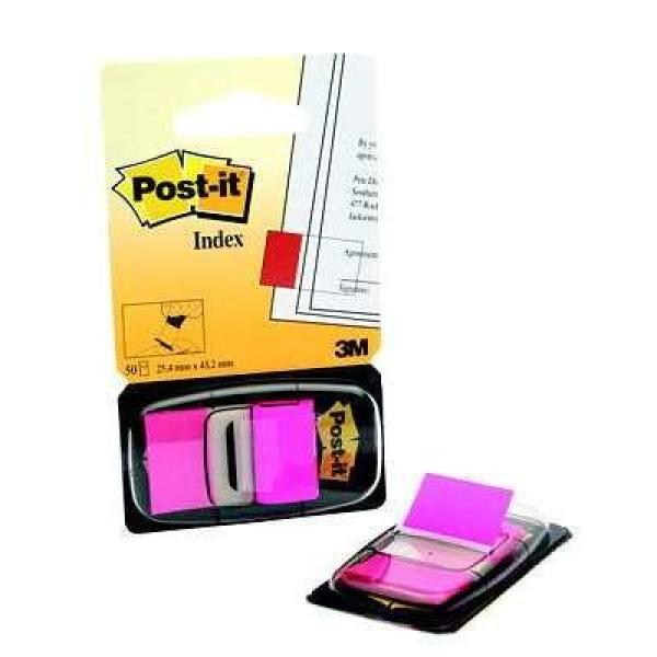 Post-it index tabs 25,4x43,2mm 680-21 pink/50 tabs - Post-it-680-21-0021200707582-02.jpg