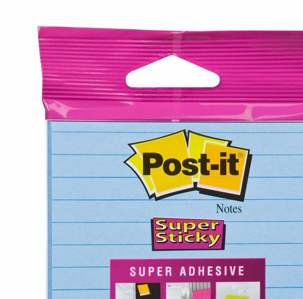Post-it block super sticky 102x152mm 6844l-nb hellblau,45 bl.,liniert,hängb. - Post-it-6844l-nb-4046719287611-1.jpg