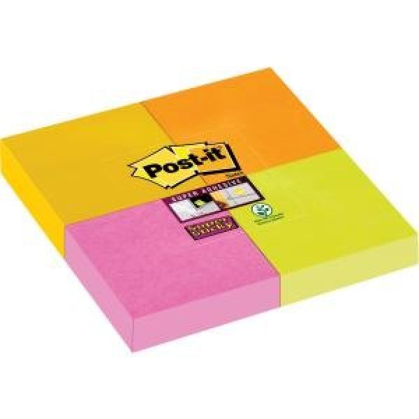 Post-it block super sticky cape town 6910ssyp 4-farbig, 4x45bl. 47.6x47.6mm - Post-it-6910ssyp-0051141978000-1.jpg