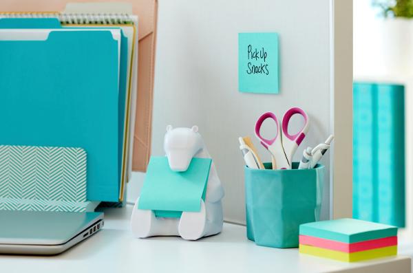 Post-it z-notes bear dispenser 76x76mm bear-330 aquawave - Post-it-bear-330-8887862041899-04.jpg