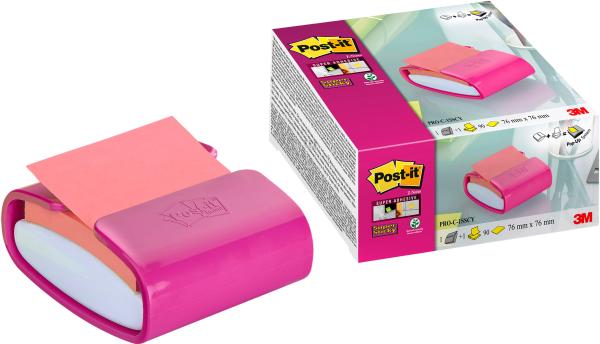 Post-it pro dispenser 76x76mm proc1ssc dispenser, pink - Post-it-proc1ssc-8887862022256-02.jpg
