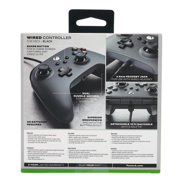 Power a wired controller 1519265-01 xbox series x/s, black - Power-a-1519265-01-0617885021244-08.jpg