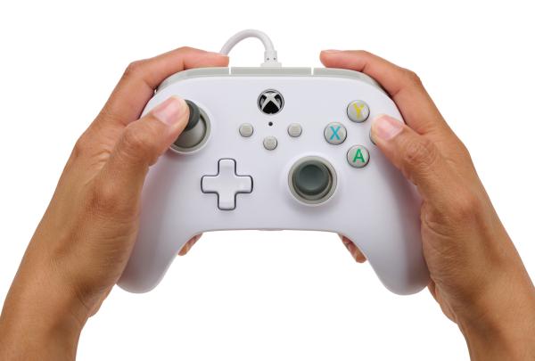 Power a wired controller 1519365-01 xbox series x/s, white - Power-a-1519365-01-0617885025419-07.jpg