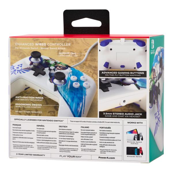 Power a enhanced wired controller 1526548-01 master sword attack, nsw - Power-a-1526548-01-0617885028649-09.jpg