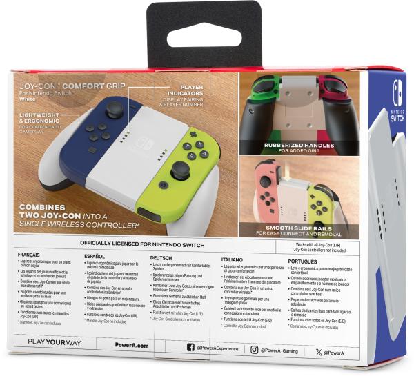 Power a joy-con comfort grip nsac0293-01 nsw, white - Power-a-nsac0293-01-0617885092312-07.jpg