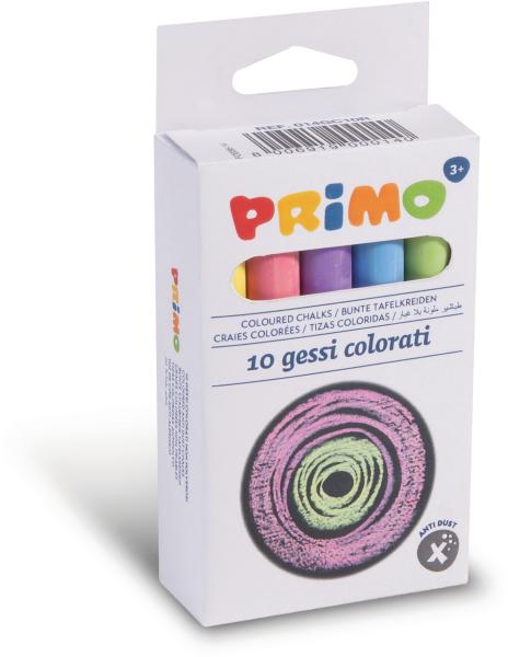 Primo kreide rund 3596 ass. rund, staubrei 10 stück - Primo-3596-8006919000140
