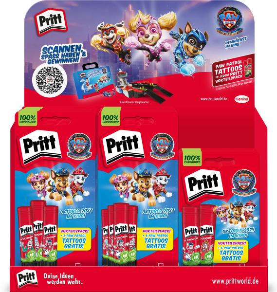 Pritt klebestift display 900339 paw patrol edition - Pritt-900339-4053172030845