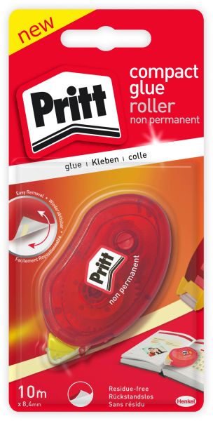 Pritt kleberoller compact 8.4mm zcgnb non permanent 10m - Pritt-zcgnb-5410091323844