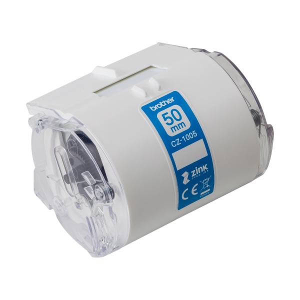 Ptouch colour paper tape 50mm/5m cz-1005 vc-500w compact label printer - Ptouch-cz-1005-4977766779319
