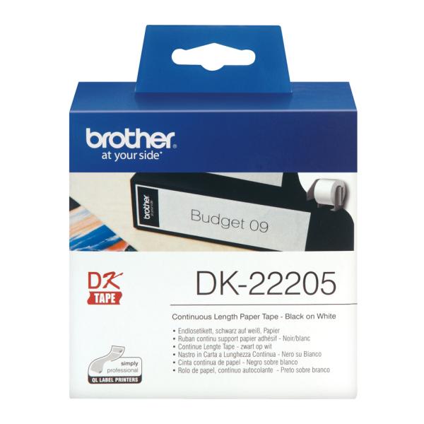 Ptouch endlos-etiketten 62mmx30.48m dk-22205 ql-500/550 papier rolle - Ptouch-dk-22205-4977766628198-02.jpg