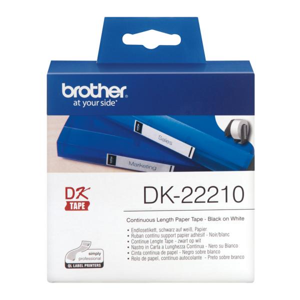 Ptouch endlos-etiketten 29mmx30.48m dk-22210 ql-500/550 papier rolle - Ptouch-dk-22210-4977766628181-02.jpg