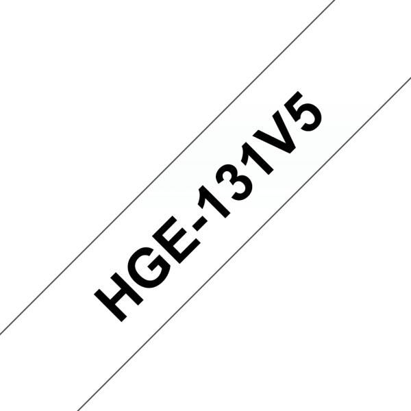 Ptouch band, high-grade schwarz/klar hge-131 12mm/8m 5 stück - Ptouch-hge-131-4977766684576-03.jpg