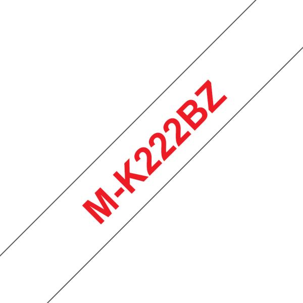 Ptouch band, nicht lam. rot/weiss m-k222bz zu pt-65/75/85/110 8m x 9 mm - Ptouch-m-k222bz-4977766624893-02.jpg