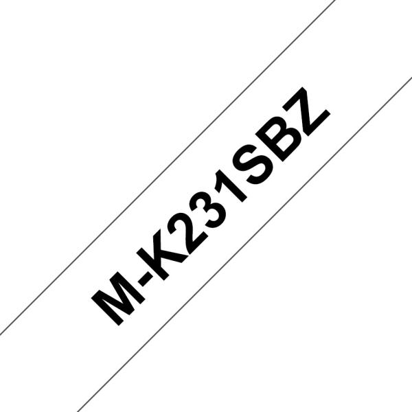 Ptouch band,nicht lam. schwarz/weiss m-k231sbz zu pt-65/75/85/110 12mm/4m - Ptouch-m-k231sbz-4977766624985-02.jpg