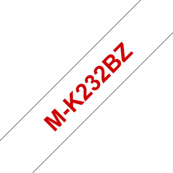 Ptouch band, nicht lam. rot/weiss m-k232bz zu pt-65/75/85/110 8m x 12 mm - Ptouch-m-k232bz-4977766625012-02.jpg