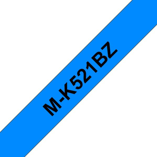 Ptouch band, nicht lam. schwarz/blau m-k521 zu pt-65/75/85/110 8m x 9 mm - Ptouch-m-k521-4977766625074-02.jpg