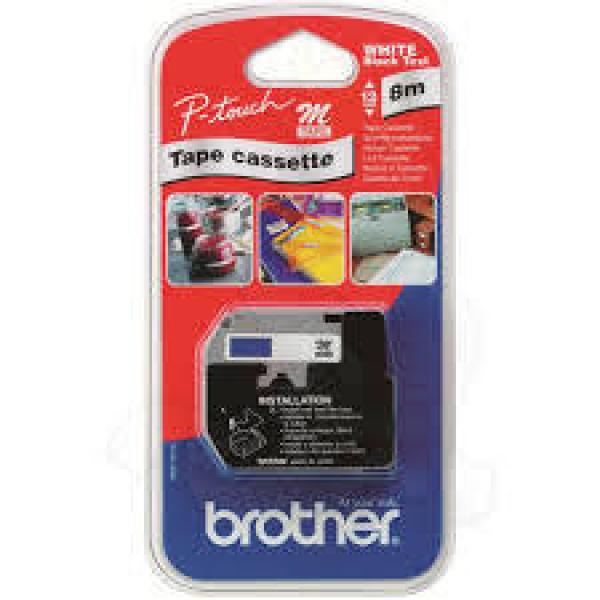 Ptouch band, nicht lam. schwarz/blau m-k531bz zu pt-65/75/85/110 8m x 12 mm - Ptouch-m-k531bz-4977766625104