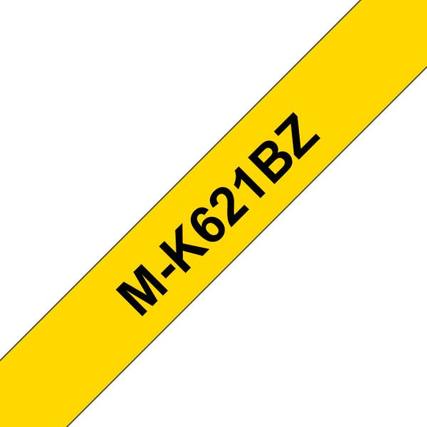 Ptouch band, nicht lam. schwarz/gelb m-k621bz zu pt-65/75/85/110 8m x 9 mm - Ptouch-m-k621bz-4977766625135-02.jpg