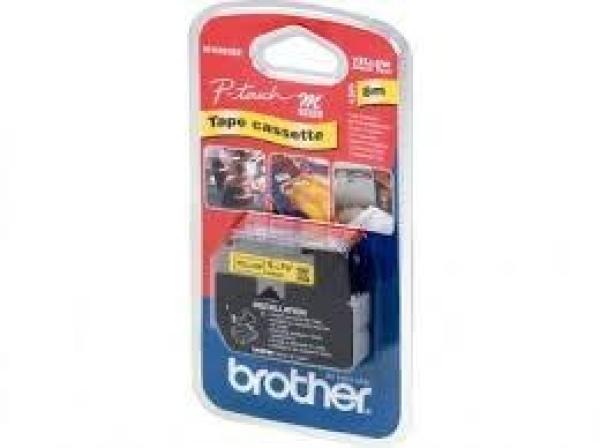 Ptouch band, nicht lam. schwarz/gelb m-k621bz zu pt-65/75/85/110 8m x 9 mm - Ptouch-m-k621bz-4977766625135