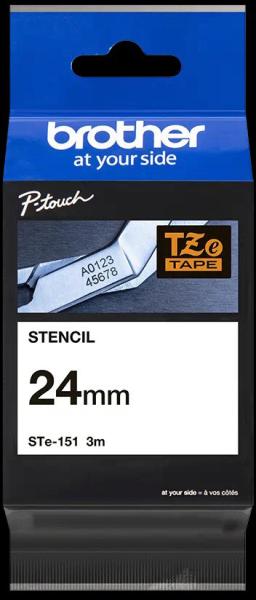 Ptouch band, schablone schwarz ste151 pt-3600 24 mm - Ptouch-ste151-4977766692380-03.jpg