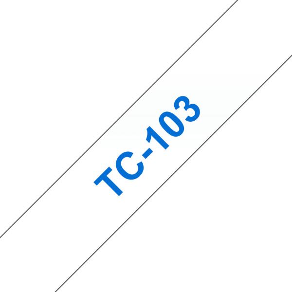 Ptouch band, laminiert blau/klar tc-103 pt-3000 12 mm - Ptouch-tc-103-4977766050500-02.jpg
