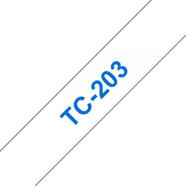 Ptouch band, laminiert blau/weiss tc-203 pt-3000 12 mm - Ptouch-tc-203-4977766050548-02.jpg