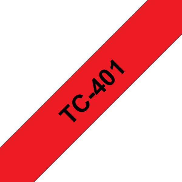 Ptouch band, laminiert schwarz/rot tc-401 pt-3000 12 mm - Ptouch-tc-401-4977766050593-02.jpg