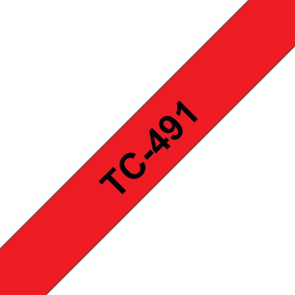Ptouch band, laminiert schwarz/rot tc-491 pt-3000 9 mm - Ptouch-tc-491-4977766050739-02.jpg