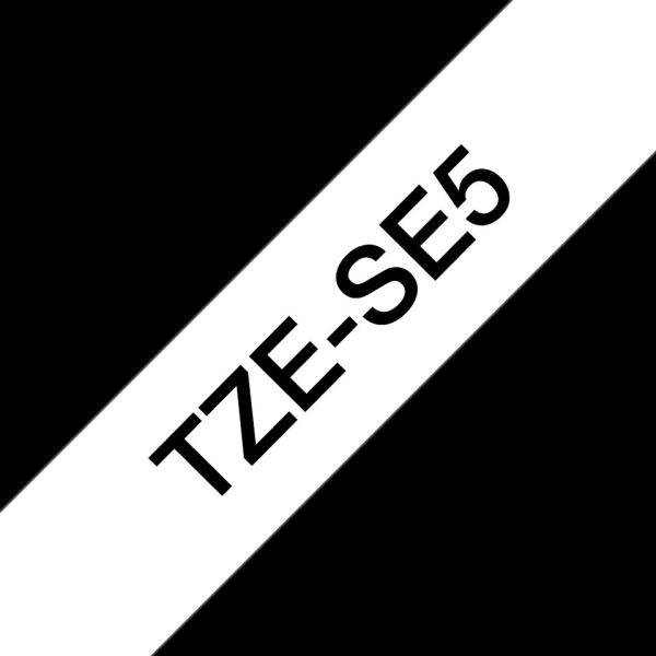Ptouch sicherheitband schwarz/weiss tze-se5 zu pt 24 mm - Ptouch-tze-se5-4977766766869